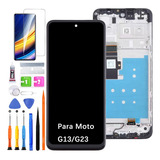 Pantalla Lcd Para Moto G13 G23 Xt2331 Con Marco Original