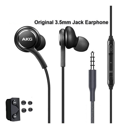 Audífonos In-ear Samsung Akg Eo-ig955 Black Jack 3.5