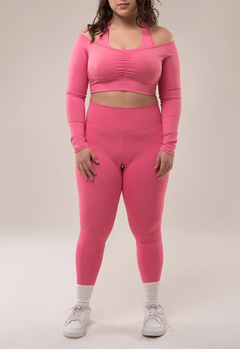 Conjunto Deportivo Top Manga Larga Y Leggings 23 Grados