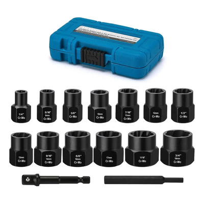 15pcs Dados Extractor Remover D Tornillos Pernos Con Estuche | MercadoLibre