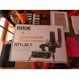 Rode Nt1  Kit  Interfaz,cable Xlr, Filtropop, Como Nuevo!