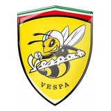 Emblema Vespa Adesivo Brasão Amar 3d Itália Piaggio Gts Gtv