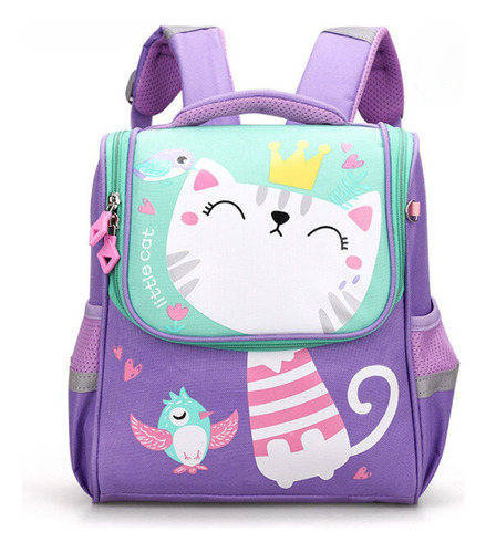 Mochila Escolar Infantil Menino Menina Dinossauro Gatinho