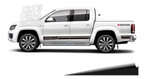 Calco Amarok V6 Lateral Zocalo Juego + 4motion