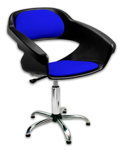 Sillon De Corte Giratorio Altura Regulable Socrates Azul