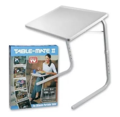 Mesa Table Mate Ii. Tv Ajustable Multiusos Portátil Plegable