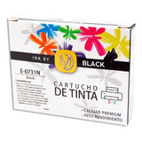 Cartucho Alternativo Para Epson 73 T073k T73 0731 Negro