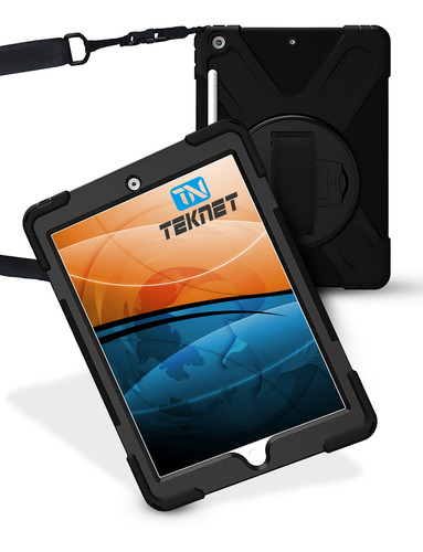 Funda Teknet Para iPad 9 10.2 Case Correa Rudo 9ª 8ª Gen 9 8