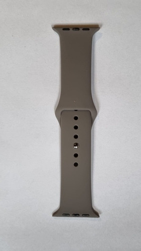 Correa De Silicona Compatible Para Apple Watch Plomo 42/44mm