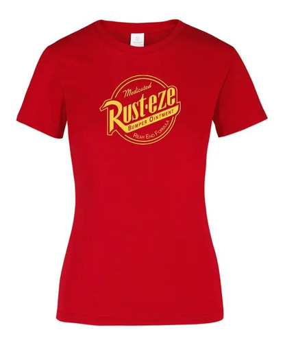 Playera Cars Rust-eze Rayo Mcqueen Para Dama