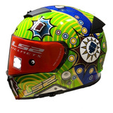 Casco Integral Ls2 Breaker Pinball Metalizado Ff390