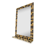 Espejo Con Venecitas 60x40cm+estante / Baño, Living, Comedor