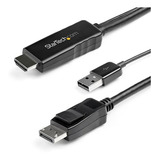 Cable Startech Hdmi 1.4 - Displayport 1.2 4k 30hz 3 Metros