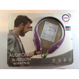 Audífonos Bluetooth Sport Manos Libres Cancelación De Ruido Color Morado