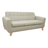 Sillon Sofa 3 Cuerpos Retro Nordico Placa Soft Antidesgarro