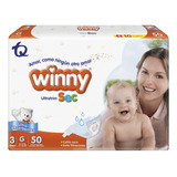 Pañal Winny Sec Etapa 3 Pqtex - Unidad a $1148