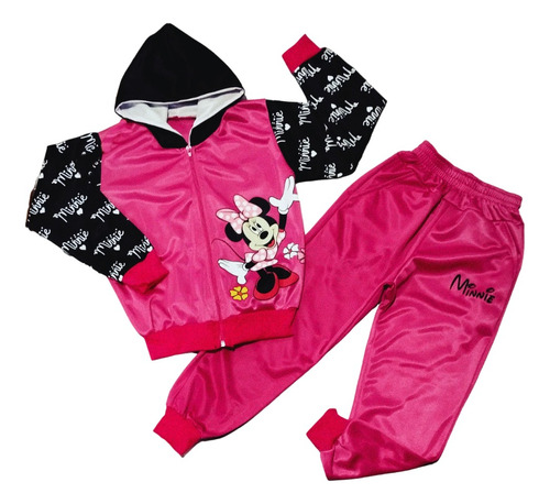 Conjunto Barbie Casaco Calça Frio Moletom Inverno Feminino