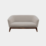 Love Seat Alicia Tela Magic Alabaster - Inlab Muebles