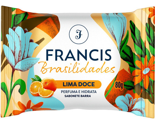 Sabonete Em Barra Francis Brasilidades Lima Doce 80g