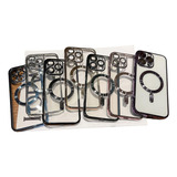 Funda Case Magnetica De Goma Para iPhone 12 / 12 Pro + Mica