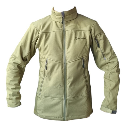 Campera Softshell Makalu Impermeable Corderito Termica Sky