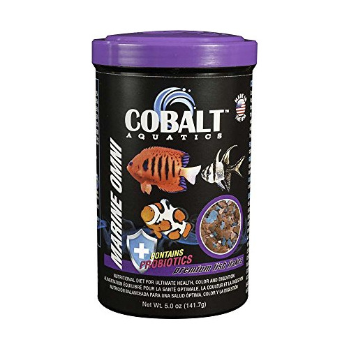 Cobalto Aquatics Marina Omni Flake, De 5 Onzas, Blanco - Neg
