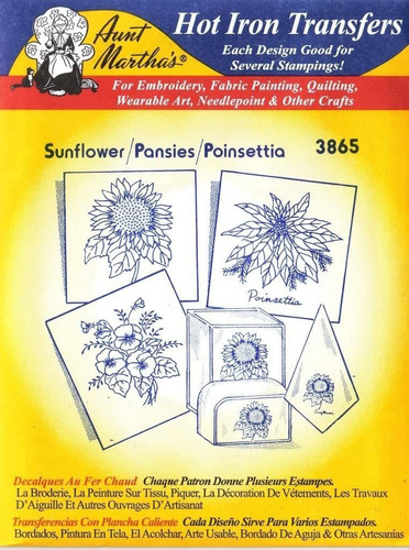 Girasol Poinsettia, Diseño De Pensamientos Tia Martha Cali