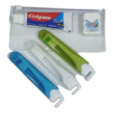 3 Kits  Colgate Higiene Bucal Viagem C/ Estojo