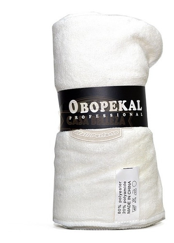 Obopekal® Toalla Microfibra/blanco/85x48cm