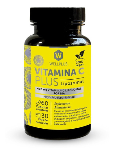 Vitamina C Plus Liposomal 60 Cápsulas