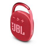 Parlante Jbl Clip 4 Partátil Bluetooth Color Rojo