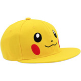 Gorra De Pikachu - Premium - Pokémon - Rostro - Alta Calidad