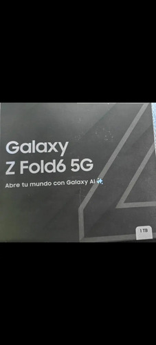 Z Fold 6 De 1 Tera Color Plata  Pantalla 7.6 + 6.3, Cámara. Parte Trasera De 50+12+10 Mp, Frontal De 10+4 Mp, Gris | Meses sin interés