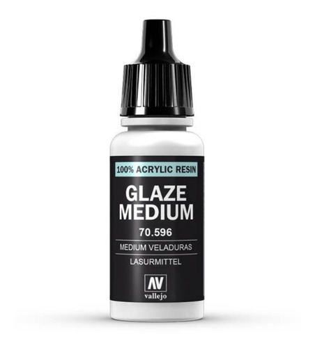 Vallejo 70596 Glaze Medium Veladuras 17ml Acrilico La Plata