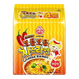 Sopa Instantanea Ramen Coreano Ottogi Queso Picante 4pz