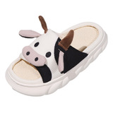 Pantuflas Casa Lindas Y Suaves De Vaca Para Mujer Hombre