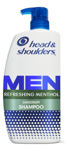 Champú Anticaspa Head And Shoulders Para Hombre, Mentol Refr