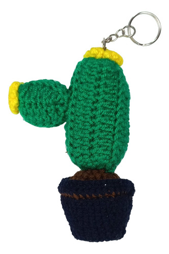Cactus Amigurumi Crochet Llavero