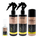 Primont Top Finish Kit Peinado Serum Protector Spray Brillo