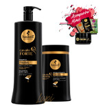 Kit Haskell Cavalo Forte Shampoo 1l + Máscara 1kg + Brinde