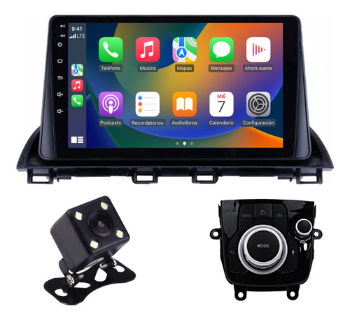 Estéreo Android Mazda 3 Basico 2014-2018 Bt Gps Wifi