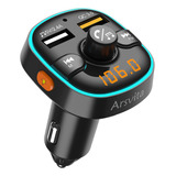 Transmisor Fm Bluetooth Para Automóvil, Receptor De Radio/ad