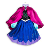 Disfraz Vestido Princesa Ana De Frozen Original Disney Store