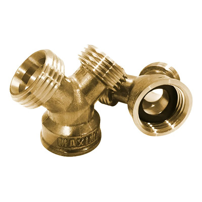 Conectores Para Manguera En ´´y´´ Bronce 5pzs