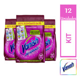 Kit 12 Tira Manchas Em Pó Vanish Oxi Advance Refil 330g Cada