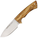 Muela Rhino-10ol Cuchillo De Caza Con Mango De Madera De Oli