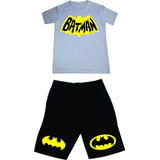 Conjuntos Deportivos Camiseta Pantaloneta Batman