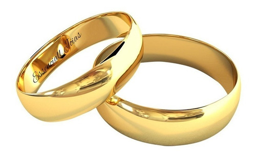 Aliança  Ouro 18k Casamento .
