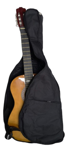 Estuche Forro Lona Guitarra Acustica Clasica - Cremallera L