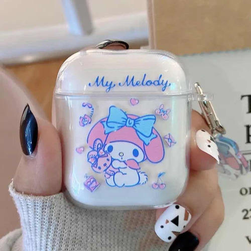 Funda AirPods 1 Y 2 Hello Kitty O My Melody